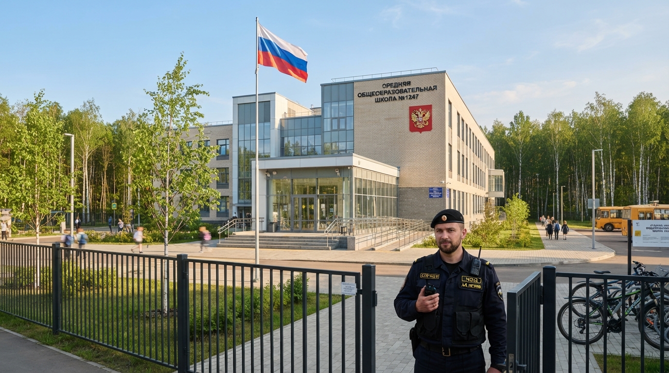 Обеспечение антитеррористической защищенности и охраны территории российской школы
