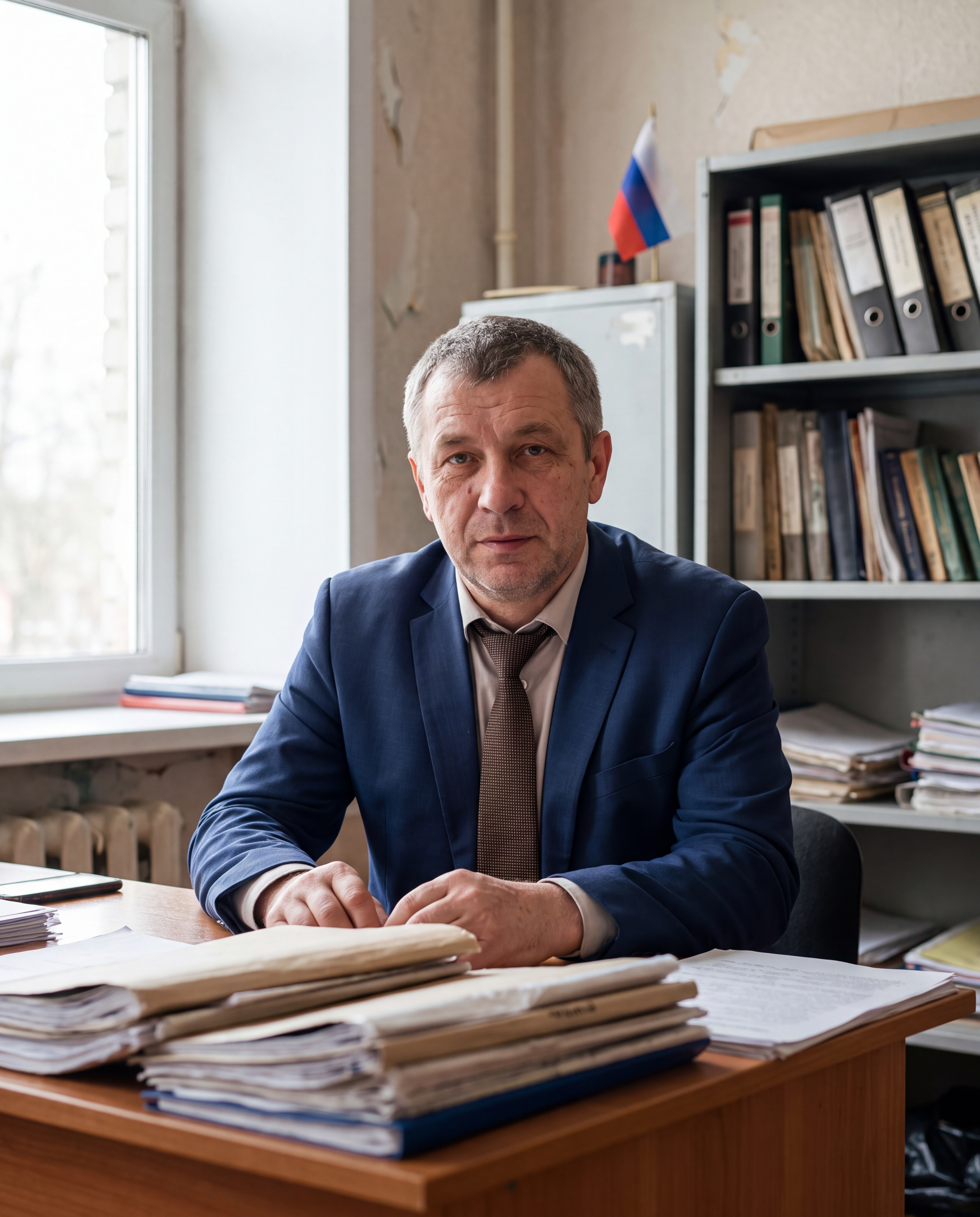 Изображение мужчины в кабинете на рабочем месте